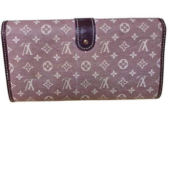 Louis Vuitton Monogram Idylle Pattern Wallet Women's Sepia Brown Sarah TN3181 - Picture 2 of 11